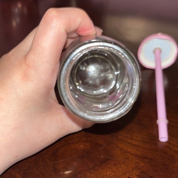 Flamingo Bottle with Lid and Straw - Picture 5 of 5